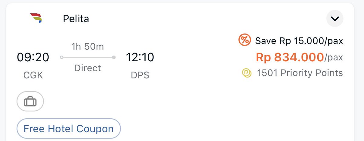 ElephantRarity's tweet photo. Kenapa sekerang harga tiket ke Bengkulu mahal 1.1jt tapi Bali dua kali lipat jauh dan harga 800? Astaga mahal sekali jalan ke Bengkulu. https://t.co/14SyNU4vNV