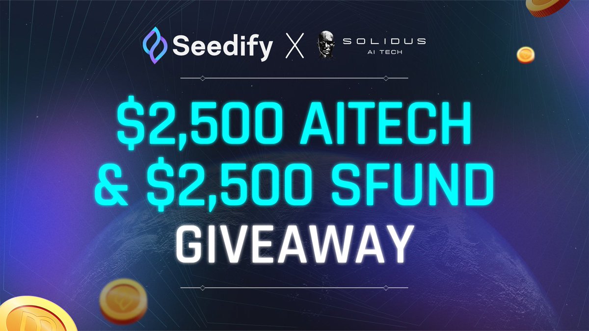 Did someone say #giveaway?! 🎁

<a href="/AITECHio/">AITECH</a> is paving the way for the future of #blockchain and #AI 🔮

The #IDO will happen on the 22nd of August, but until then you have the opportunity to get $5,000 in $AITECH  and $SFUND👇

galxe.com/seedify/campai…
