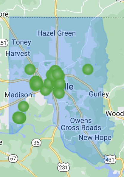 HSVUtilities's tweet photo. Here is the latest on the outage situation:
There are approximately 1,150 customers without power, 4 poles to be replaced, 20 lines down, and no breakers open. 
Crews are working to restore power as quickly as is safely possible and will do so until all customers are restored. https://t.co/TEdsJiUFXe