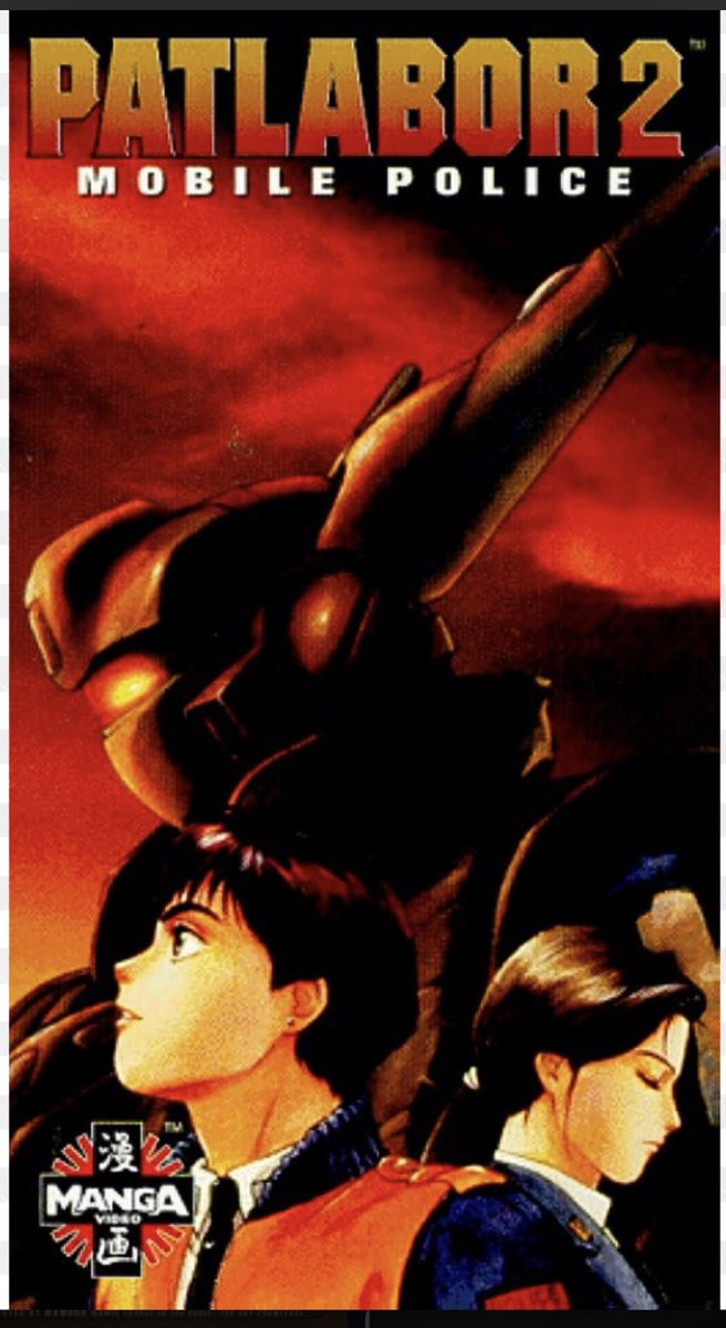 strychninelives's tweet photo. The Manga Entertainment VHS release of Patlabor 2. Too bad I bought a bootleg back in 1996 (gommenasai, @patlabor0810!). @VIZMedia, thank you for featuring P2 in Animerica June94!
#PATLABOR2
#JGSDF
#JASDF
#パトレイバー模型部
#状況開始
#劇パト2 https://t.co/8MS2SoE5X7
