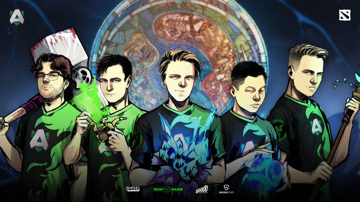Nothing worth doing is ever easy. 

Regionals are upon us and we're ready to share the team that will fight for our dream! 
🇸🇪 <a href="/charliedota/">Charlie Arat</a> 
🇲🇾 <a href="/ChYuaNDota2/">ChYuaN</a> 
🇸🇪 <a href="/s4dota/">Gustav Magnusson</a> (C) 
🇸🇪 <a href="/FollowPablo_/">Axel Källman</a> 
🇸🇪 <a href="/Handsken1/">Simon Haag</a> 

Support staff: 
🇲🇾 <a href="/LeonArthurDota/">Arthur</a> 
🇸🇪 <a href="/chefPontus/">Alliance | Pontus 🏌️‍♂️</a>

#LongLiveAlliance