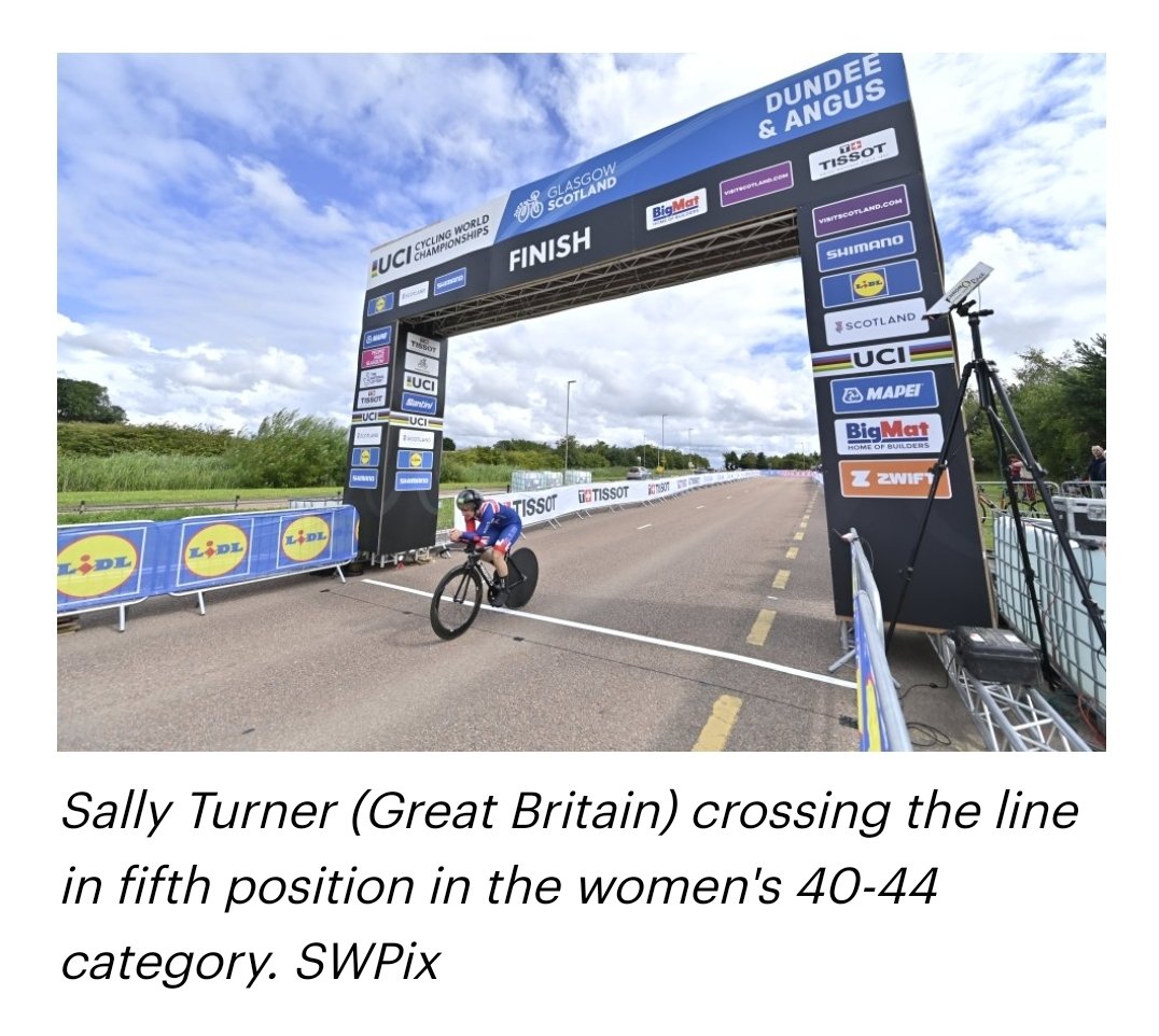 🚵‍♀️🏴󠁧󠁢󠁳󠁣󠁴󠁿 Some of the Gran Fondo Time Trials Women's Results have come in with wins for Great Britain in three categories! 19-34: 🇬🇧 Jessica Rhodes-Jones 35-39: 🇩🇪Kimberly Miller 40-44: 🇵🇱 Anna Rzasowska 45-49: 🇳🇴 Sonja Moi 50-54: 🇩🇪 Adelheid Schütz #DundeeCultureUCI