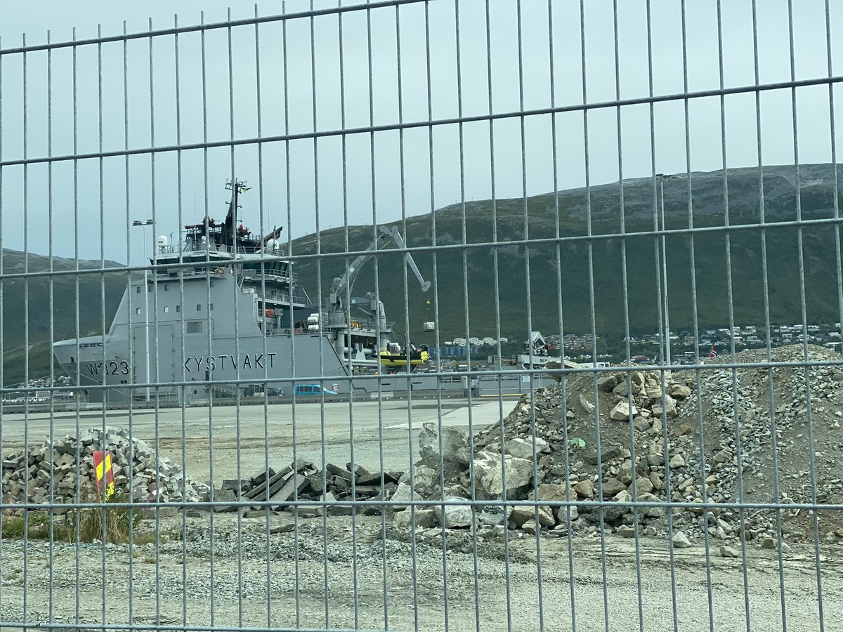 Tom_Haagensen's tweet photo. @WarshipCam Coast Guard vessel KV Bison. W 323 in port Tromsø https://t.co/R5zy8kqk1P