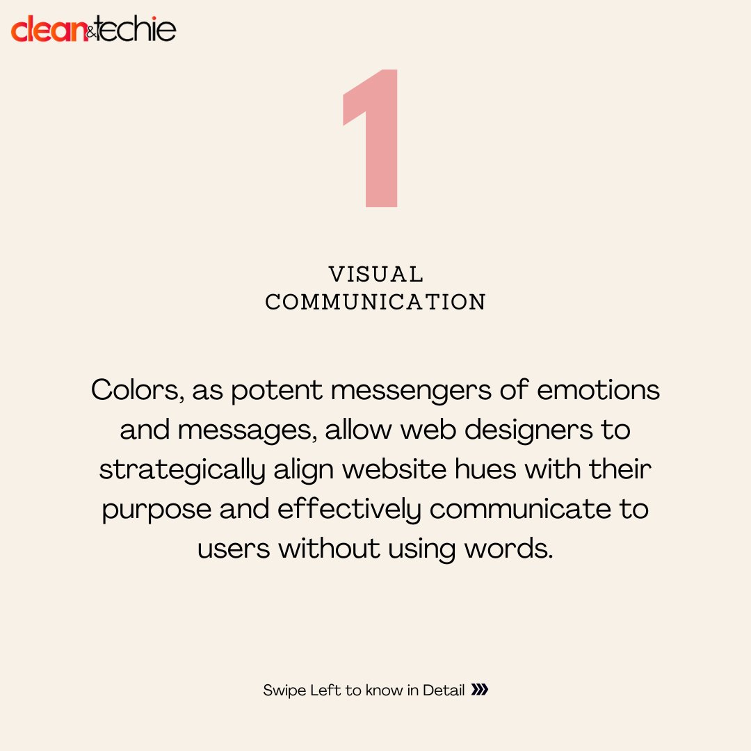 Clean_andtechie's tweet image. Unveiling the Power of Color: 6 Key Factors Why Color Theory Matters in Web Design

 #ColorTheory #WebDesignEssentials #VisualImpact #UserEngagement #BrandIdentity #UXDesign #ColorPsychology