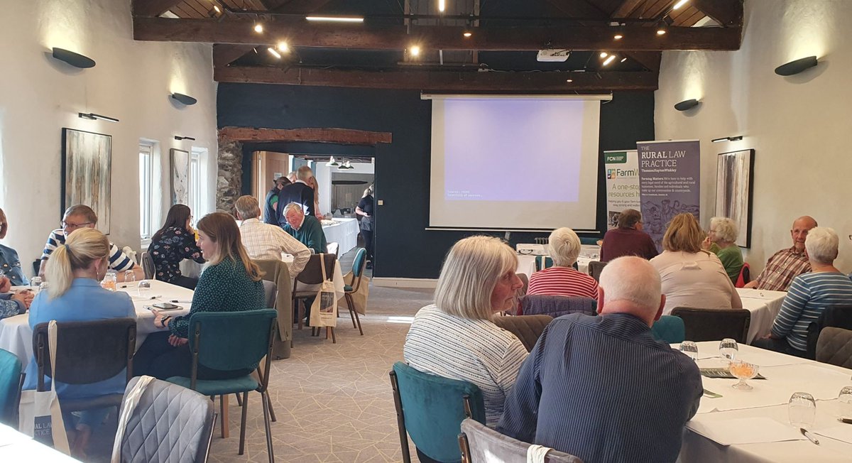 Thanks to @farmernetwork1 for inviting John Cooke and Nicola Steadman to speak at their recent event at The Crooklands Hotel.
For the full story...

thwlegal.co.uk/succession-pla…