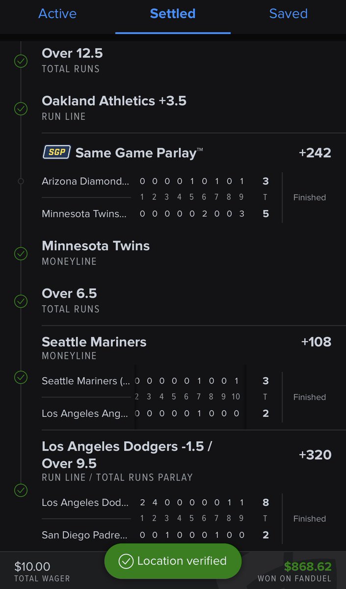 El_Parlay_'s tweet photo. Live betting 👏🏾👏🏾 https://t.co/43PXQdnllV