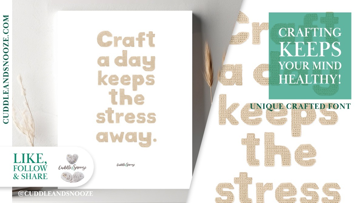 CuddleAndSnooze's tweet photo. Embrace the Therapeutic Power of Crafting! Get yourself hook and yarn and craft the night away!

#elevenseshour #CraftingPassion #MindfulCreation #CraftRoomDecoration #CreativePoster #HealthyMindset https://t.co/aKF0vfihHq