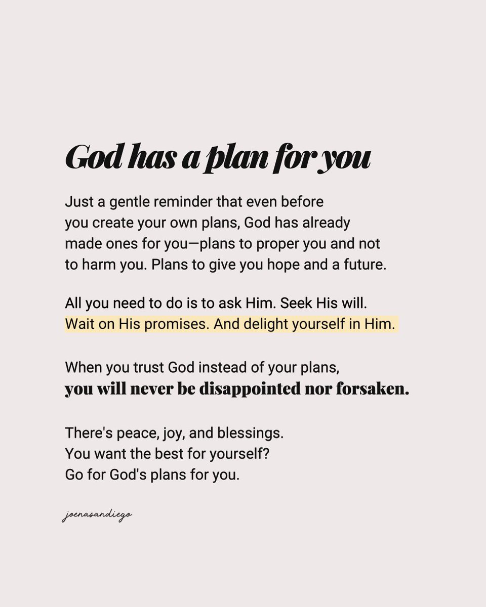 joenasandiego's tweet photo. God wants the best for you. https://t.co/l4wfiRjhHf