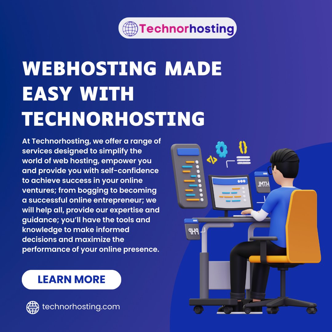 HostingTechnor's tweet photo. WebHosting Made Easy with Technorhosting 📷 Ready to embark on your online journey? Look no further! At Technorhosting, we're here to make your web hosting experience a breeze. you up for success.

  Contact: https://t.co/CJtRzrwGlt   

 #WebHosting #OnlineSuccess https://t.co/HHSbxYKjUt