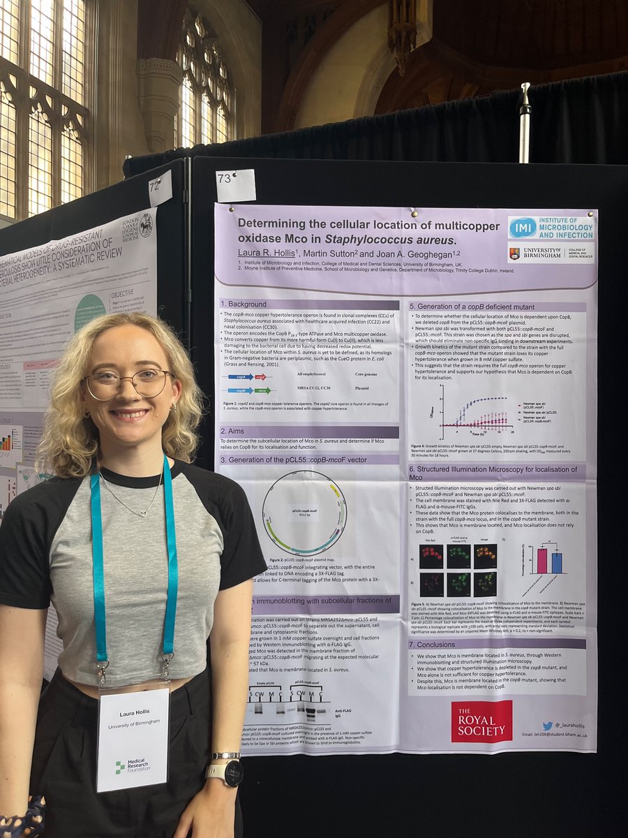 Excited for this year’s National AMR training at <a href="/BristolUni/">University of Bristol</a>! Come say hi at poster 73 #AMRtraining <a href="/MedResFdn_AMR/">National PhD Training Programme in AMR</a>
