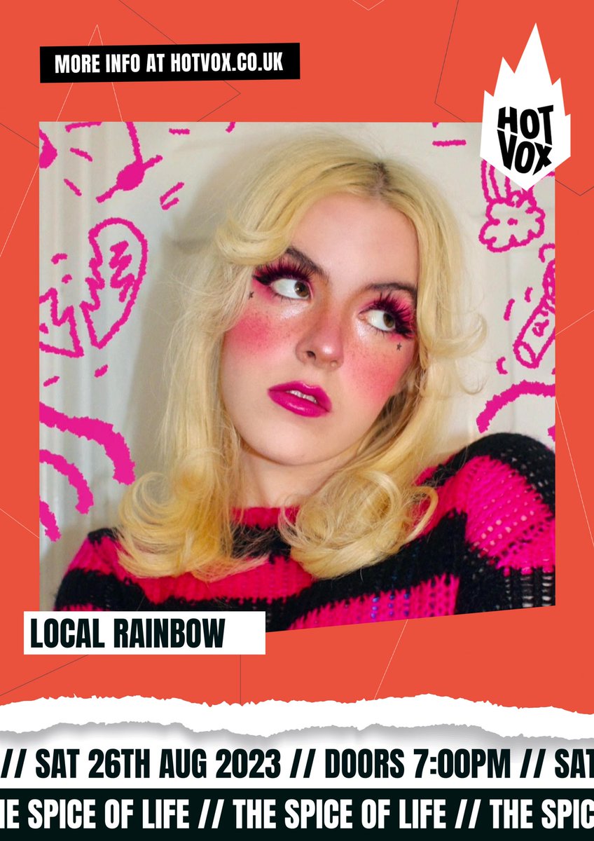 So excited to be playing a gig in london all thanks to <a href="/hotvox/">Naomi Chorney</a>! 🎸✨🌈