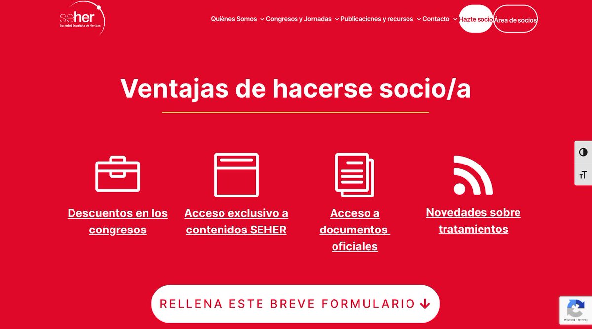 ¿Qué implica ser parte de la SEHER?
Descuentos en los congresos
Acceso exclusivo a contenidos
Acceso a documentos
Últimas novedades mtr.cool/mmczogztwv