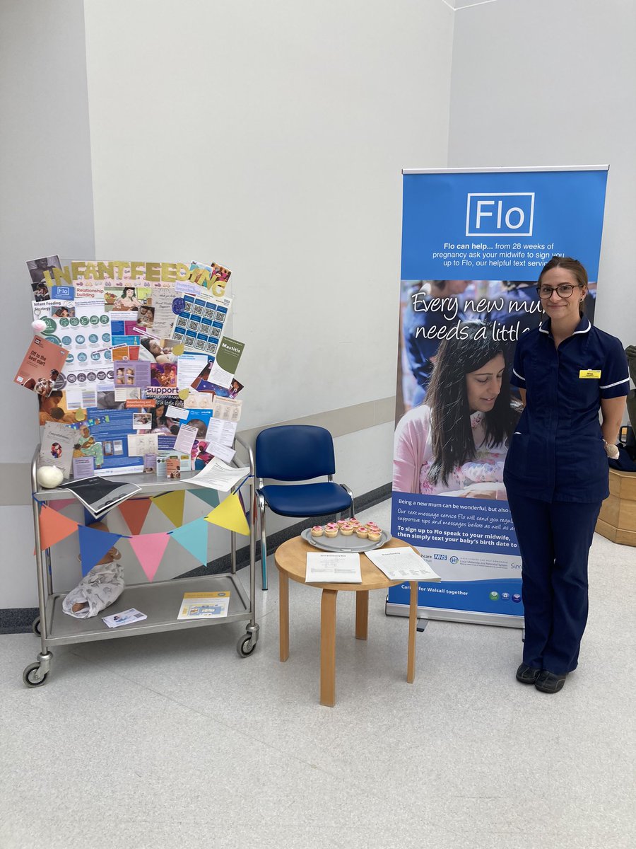 #realmidwivesofwalsall @MegSchubertNHS our infant feeding lead is in the atrium today talking to staff and families please come by we have cake and some puzzles @josellwright @JulieNewton8 @becky_stoodley @local_maternity @MvpWalsall 🥰