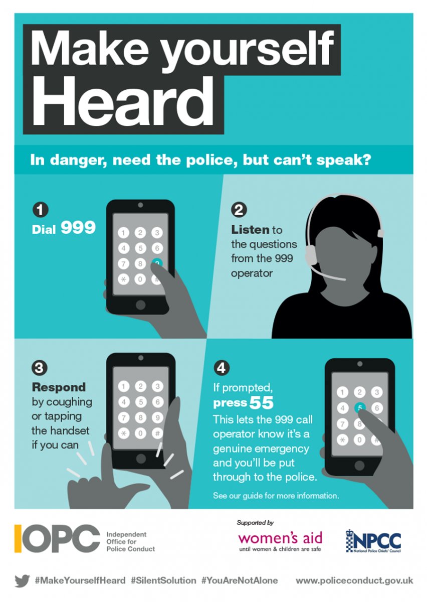Preston_DVS's tweet photo. How to get help, when you can't speak...
#DomesticAbuse #PDVS #domesticviolence #youarenotalone https://t.co/KKYTfYGYq3
