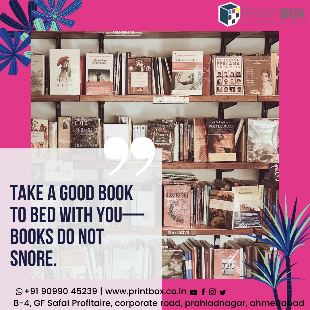 JPPrintbox's tweet photo. "I think books are like people, in the sense that they’ll turn up in your life when you most need them."

📷+91 90990 45239
@printbox.co.in https://t.co/eH2R2hcKHE