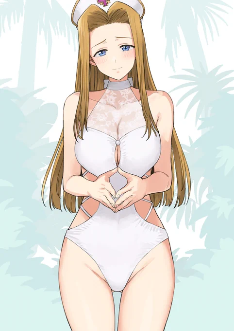 暑いので水着ミント