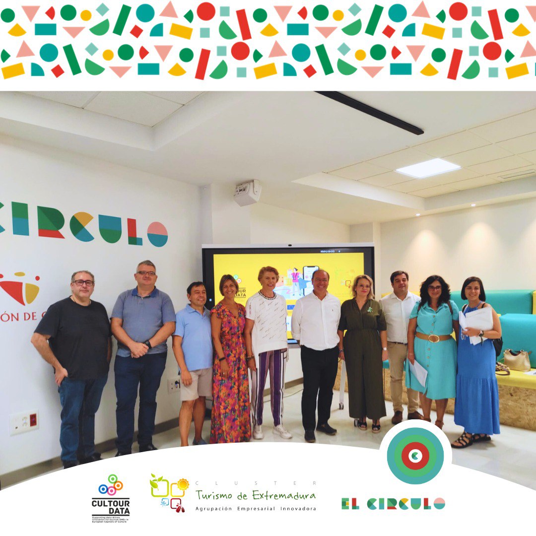 CircularFab's tweet photo. ✨Encantados de acoger hoy en⭕ El Círculo el evento hibrido de #CulTourData del @clusterturism con las empresas españolas premiadas en la I convocatoria abierta para pymes turísticas.   
✅Ecosistema que involucra actores en turismo, CC y campos digitales 👩‍💻 https://t.co/AyLblMaiys