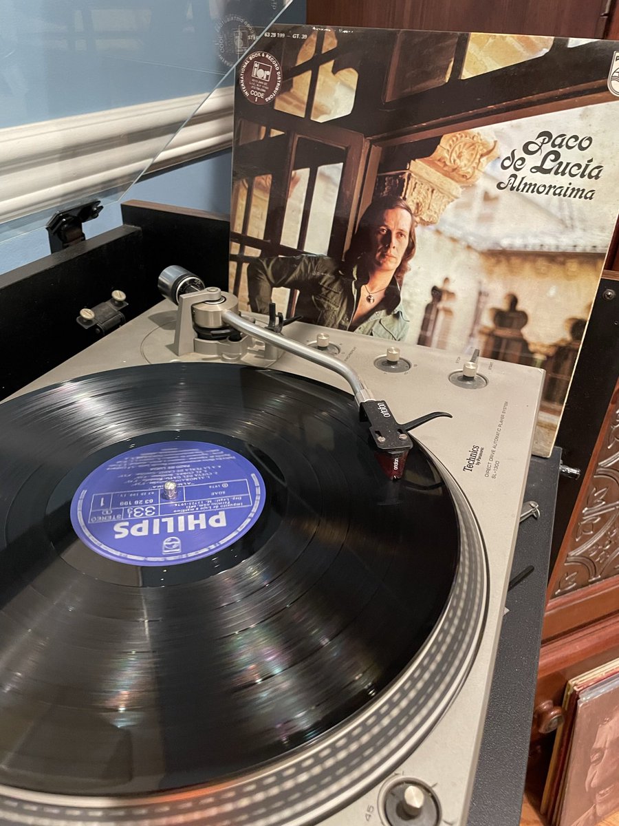 pK_solo1's tweet photo. Hahaha literally just found this in the basement while looking for something else. Didn’t know I had it. So glad I do now… hahaha #vinyltime #PacodeLucia #Almoraima https://t.co/Bnij53YcT9