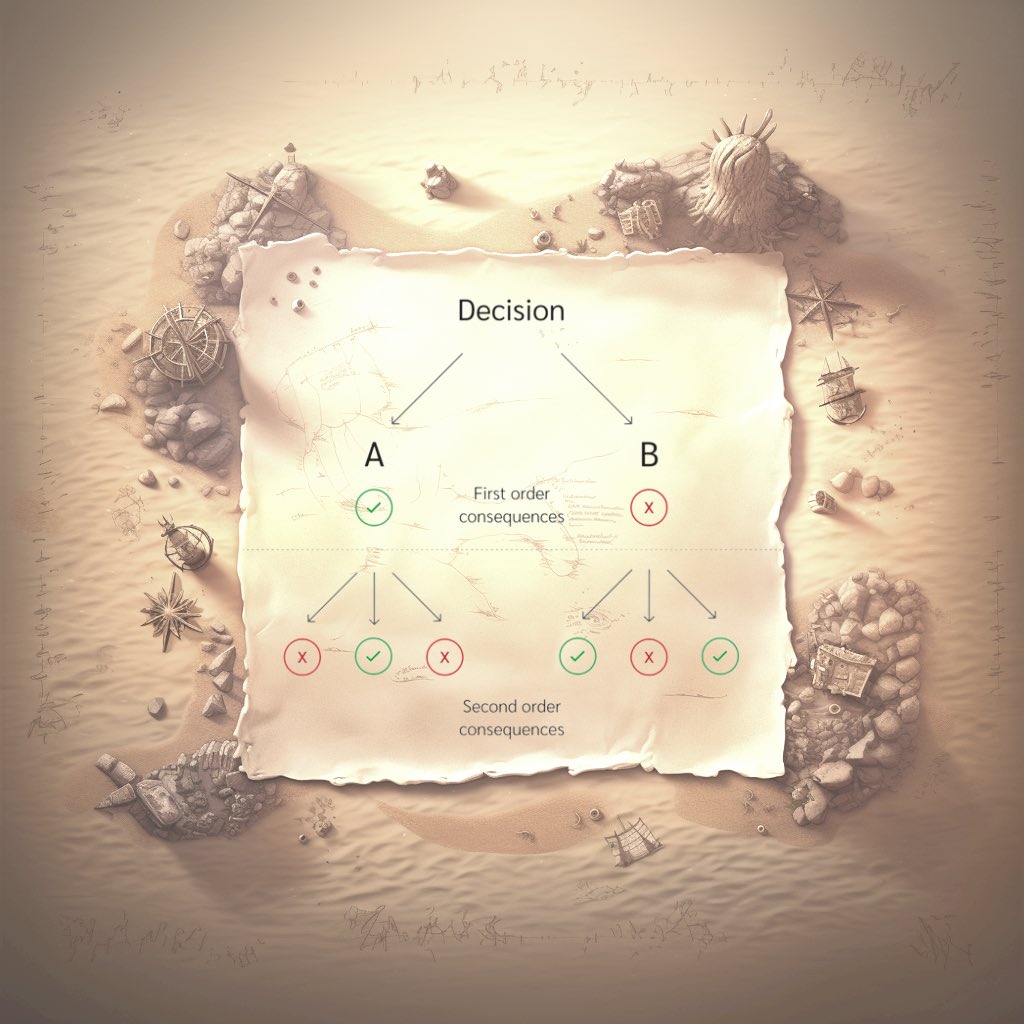 10 mental models that will level up your investment choices to make you money:

𝟏.𝐅𝐢𝐫𝐬𝐭 𝐏𝐫𝐢𝐧𝐜𝐢𝐩𝐥𝐞 𝐓𝐡𝐢𝐧𝐤𝐢𝐧𝐠

Rethink your investment strategy from the basics.
   
Dissect the raw data from market assumptions before making a move.

𝟐.𝐒𝐞𝐜𝐨𝐧𝐝-𝐎𝐫𝐝𝐞𝐫