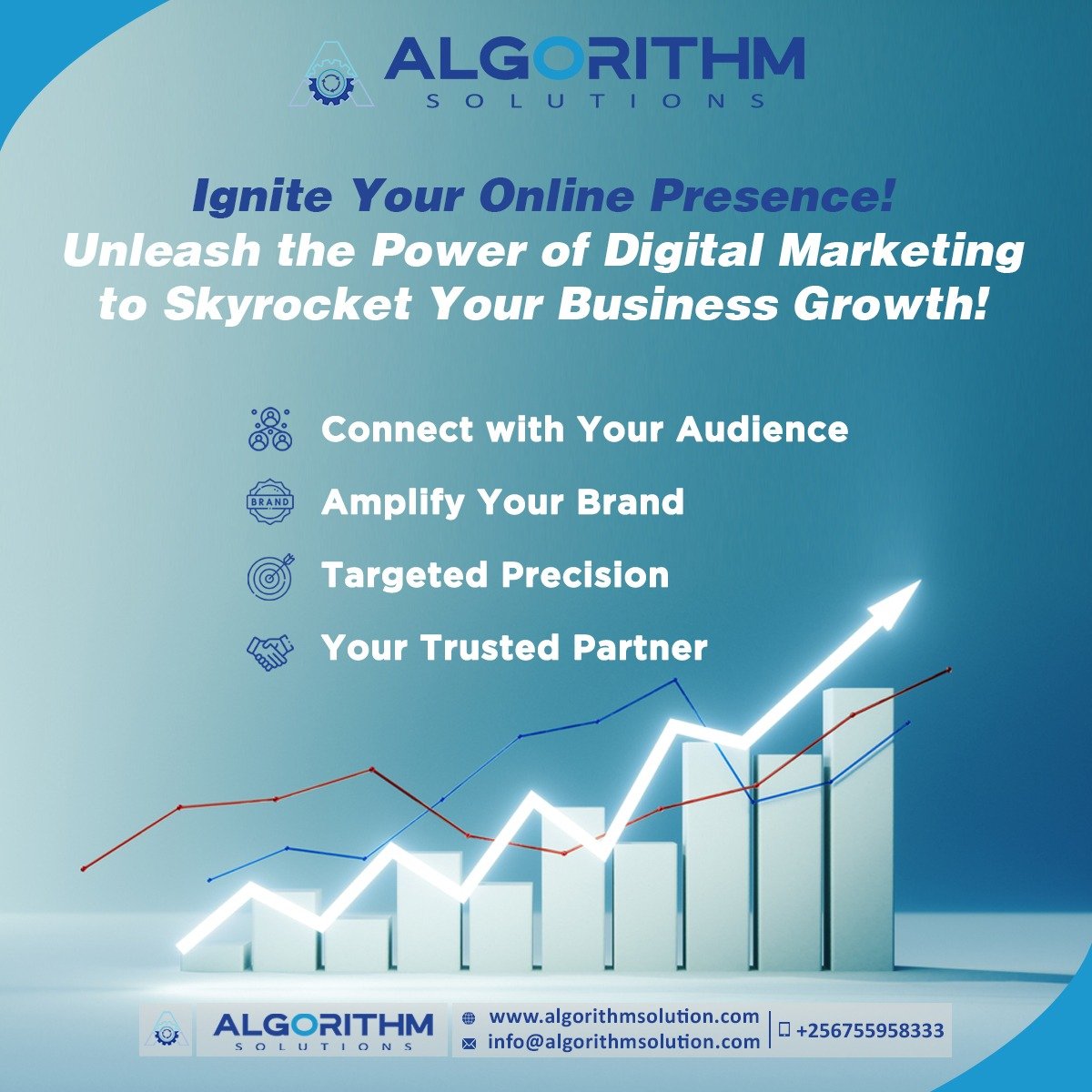 Algorithmsoln's tweet photo. Ready to embark on a digital journey of success? 🚀🌐 Let's take your business to new heights with the power of digital marketing.
#DigitalMarketing #OnlinePresence #BrandAmplification #DataDrivenMarketing #TargetedAdvertising #GlobalReach #BusinessGrowth #DigitalSuccess #techno https://t.co/cPqxpOzdIQ