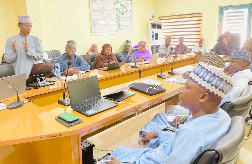 HAPPENING NOW:
@yschma_yobe organizes a 1day capacity building training for Management and key technical staff on Cloud based data management. This is part of the agency's stepwise transition to full operational digitalization by 2024. @SuleimanGambo16 @dgiconsult @NhisNg