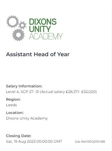 AJacobsEdu's tweet photo. Aspiring PE teachers… if you’re wanting to get in to teaching but want/need experience in schools then this could be the job for you. Non-teaching assistant head of year. Great starting salary and great team! DM for info! #pechat #petwitter
https://t.co/pwAMiFs5Ai https://t.co/MI3qNeH3I4