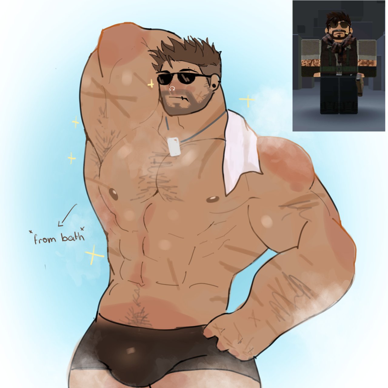 tea poti on X: I try to do chibi bara style like someone did b-but it  turnout big bara instead- t.coGj5tMD8XNU  X