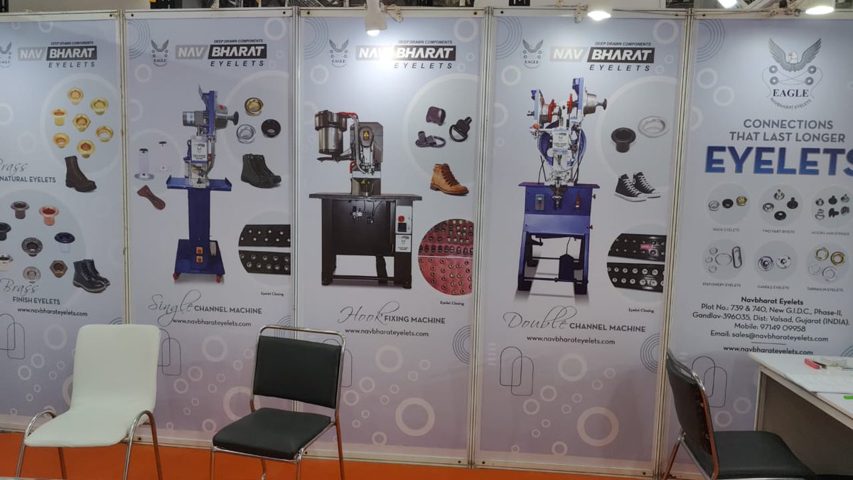 Nav_Eyelets's tweet image. NavBharat Eyelets at IIFF 2023,Delhi !!                               
       Aluminium Shoe Eyelets                                              
       Brass Shoe Eyelets                                                               Hooks and Two Part Rivet Buttons