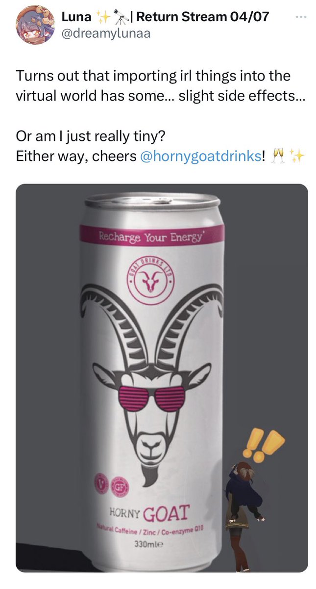 GoatsGG_'s tweet photo. More of our Squad LOVING the @hornygoatdrinks 🫶🏼 

Hands up if you want to try it for yourself 🙋🏼🙋🏻‍♀️ 

Give it a GO AT https://t.co/ou4MS0mspd 🐐 

#GoatsGG #GoatsEnergy #Goat #Esports #GamingCommunity 

Let us know what you think at https://t.co/1wVz6OUn7t 🫶🏼 https://t.co/ipGSp9JklF