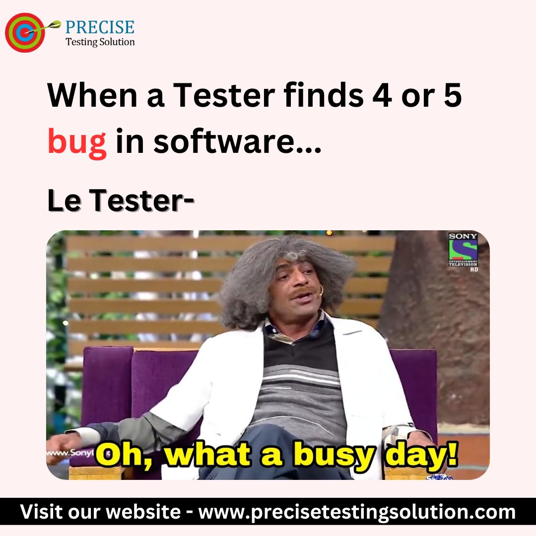 PreciseTestingS's tweet image. Life of #QA tester
#precisetestingsolution #precisefamily
#memes #memesfunny #memeoftheday #softwaretesting #cybersecurity #networksecurity #cyberthreats #cyberattacks #qualityassurance #testing #MarkZuckerberg #Bangkok #GaddarNoMore #birlasoft