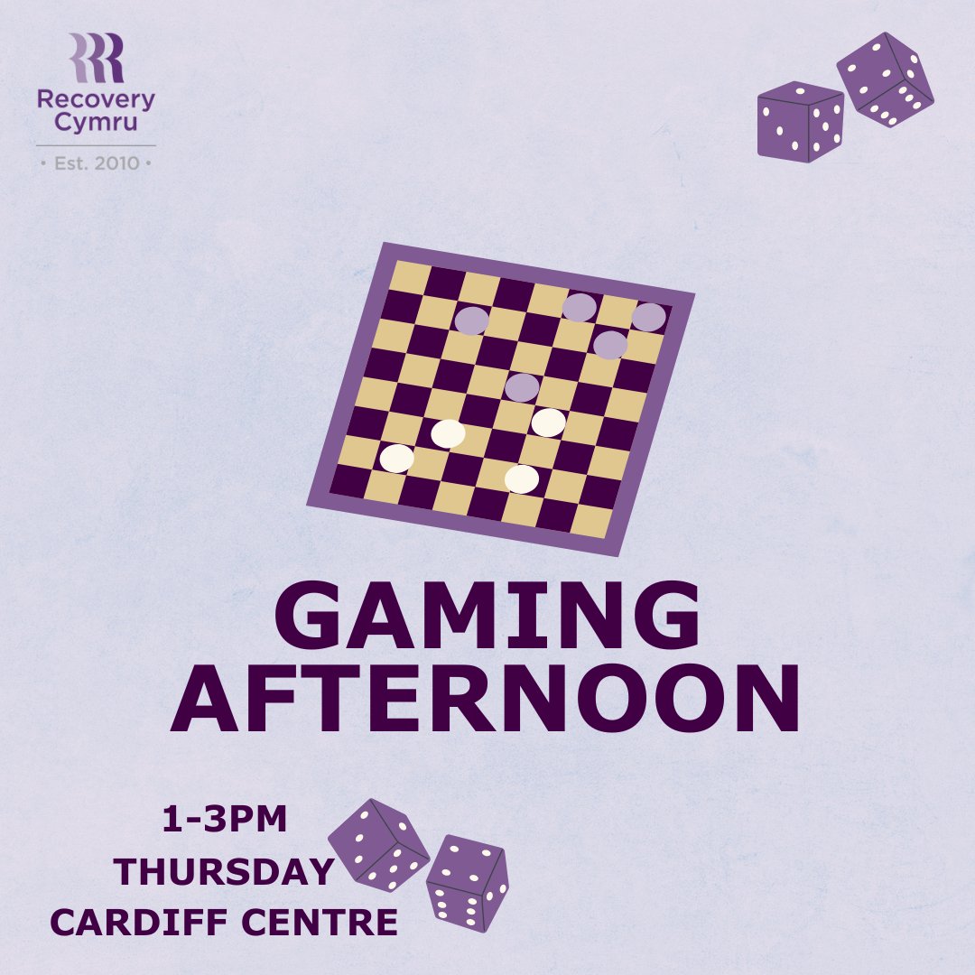 RecoveryCymru's tweet image. 🎲 Prepare for a splendid time of board game fun at Cardiff Recovery Centre&apos;s #CommunityActivity! 🗓️

🎉 Get ready for laughter, mind-sharpening challenges, and forging new friendships in a relaxed and welcoming atmosphere. Join us! 🎲🌟 #CardiffBoardGameDay