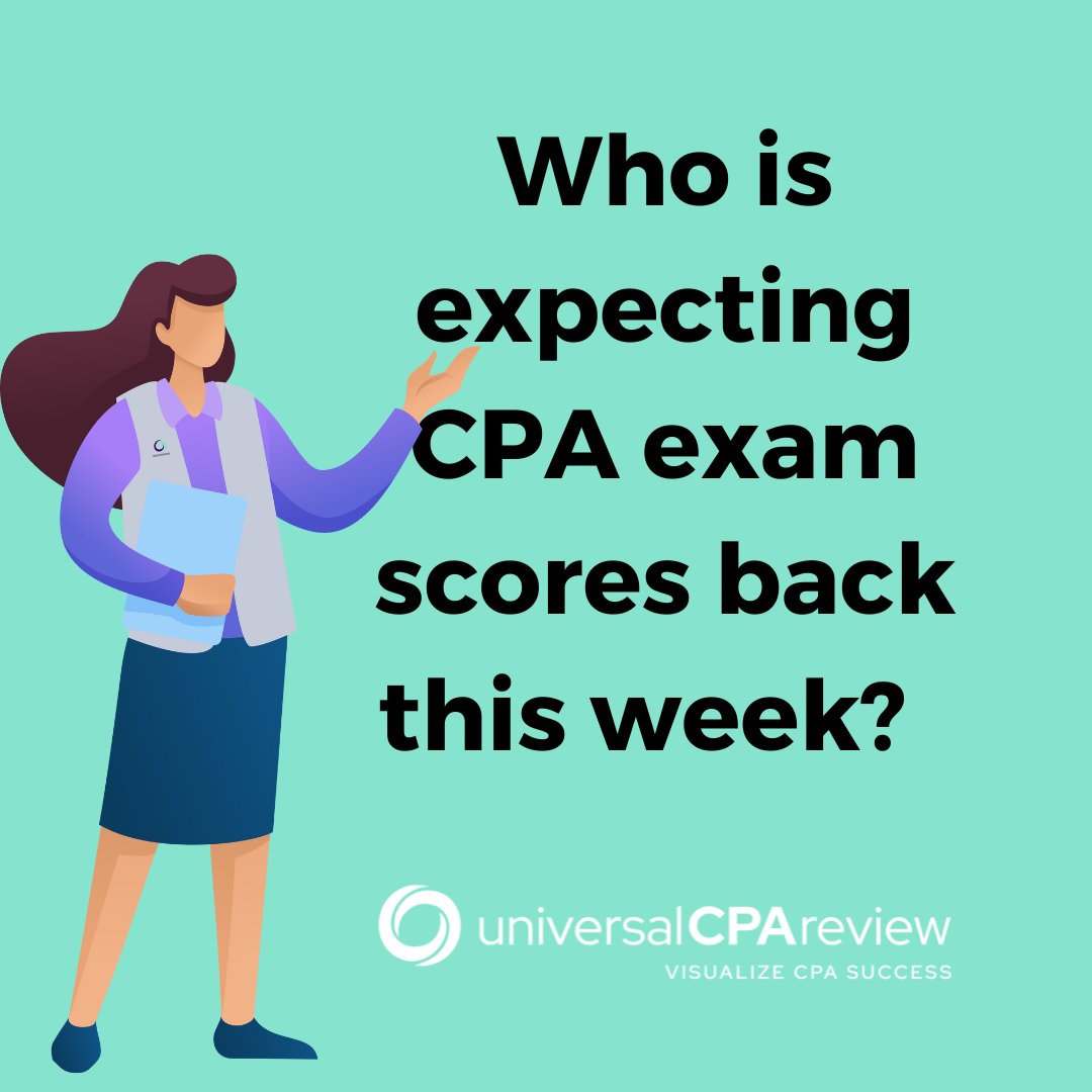 It's that time again! Let us know in the comments if you are expecting your CPA Exam scores back this week! 
#universalcpareview #cpareview #cpa #cpaexam #passthecpa #scorerelease