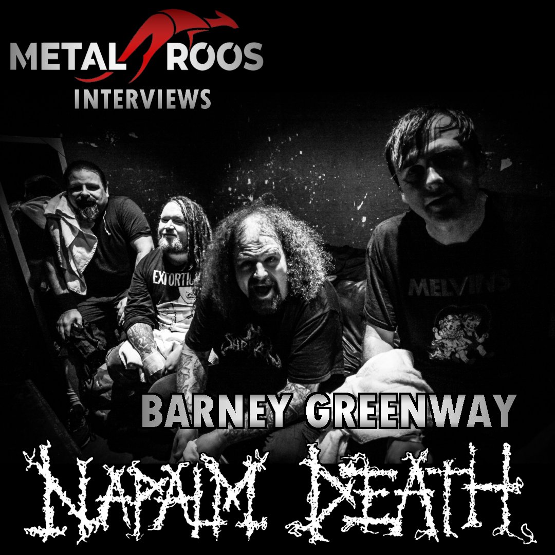 We speak to frontman Barney Greenway of Napalm Death about their upcoming tour to Australia as he shares some stories from previous trips down under as well as his favorite Aussie tv show. Watch: youtu.be/1UrTJvbQmHw Listen: spoti.fi/3KiSax1 @officialND