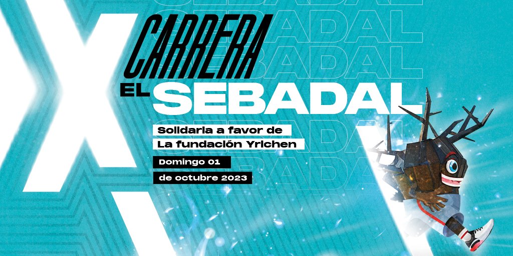 Atención corredores y amantes del running!

El próximo domingo 1 de octubre de 2023 "X Carrera El Sebadal" ¡Esperamos que estén listos para vivir una experiencia deportiva única!

Solidaria para <a href="/Yrichen1/">Fundación Canaria Yrichen</a> Financia <a href="/GranCanariaCab/">Cabildo Gran Canaria</a> 

Inscripciones: carrerasebadal.trackingsport.com/events/modalid…

#running