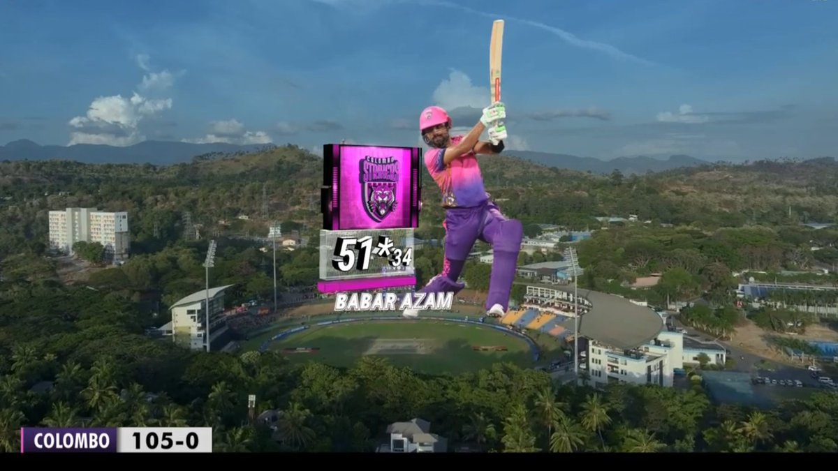 Another day, another half-century! 👑

Babar Azam surpasses 50 for the 87th time in T20 cricket, getting to the mark off 34 balls. 👏🏽

#LPL2023 | #CricketTwitter