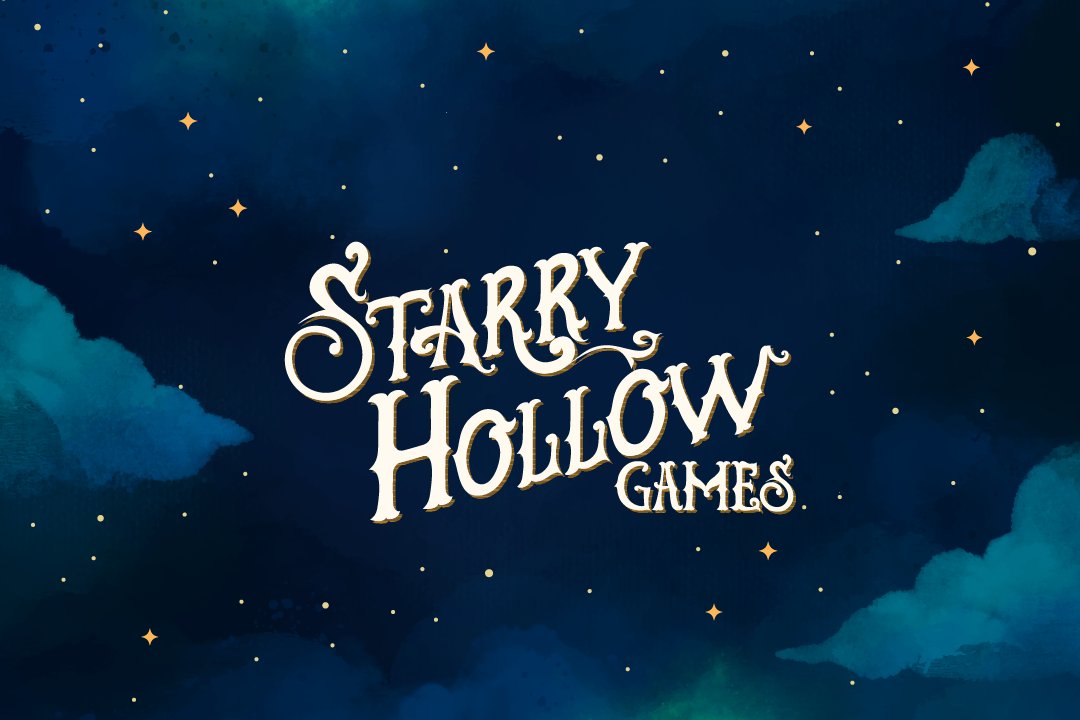 StarryHollowG's tweet photo. Introducing: Starry Hollow Games✨
We have officially rebranded from our old studio name DinoByte Labs, and will now be known as Starry Hollow Games! There will be a post coming up later this week on our blog talking about the change, but we really hope you all like the new look! https://t.co/cyufK1bdud