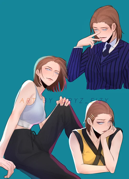 Now iz complete :3   yk you gotta make Yoko's wife too   #wednesdaynetflix #YokoTanaka #Divina #YokoVina