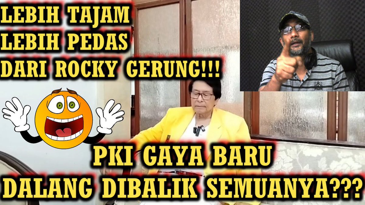 BabehAldoAje's tweet photo. LEBIH TAJAM LEBIH PEDAS DARI ROCKY !!
GURU BESAR UI SEBUT PKI GAYA BARU DALANG DIBALIK SEMUANYA ??

https://t.co/4PDGEN5t3H https://t.co/mbgFXQ8Lxp