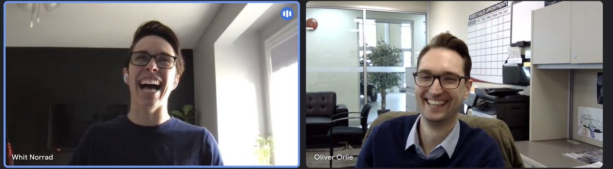 My special skill is that I only change out of my 87 black tees when I need to match our clients.

Imagine having this much fun on a call with an agency partner?!?!?