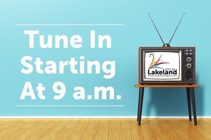 Today's City Commission meeting will begin at 9 a.m. You can watch it live on our Facebook page, LakelandGov.net/TV, YouTube.com/LakelandGov, and Spectrum channel 643 / FiOS channel 43. View/download today's agenda here: bit.ly/3DL9OXZ