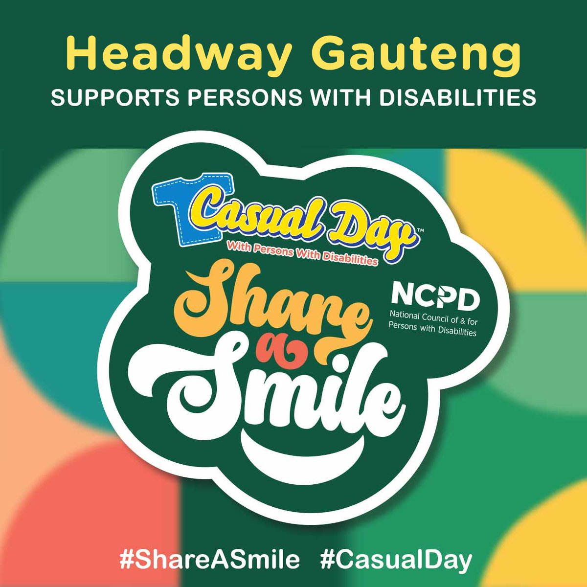 Support Headway Gauteng this Casual Day - 1 September 2023. Contact Thandi via WhatsApp 073 137 5441 to order your physical sticker for just R20 OR follow casualday.co.za/HeadwayGauteng to order your personalized digital sticker.
#helpheadway #shareasmile #casualday