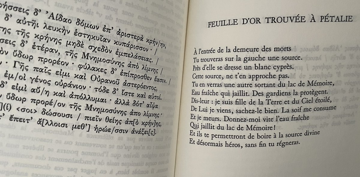 chichariitoooo's tweet photo. @HeraklesCithare Salut ! 

Pour compléter sur la théogonie Orphique, je ne sais pas si tu connais, mais j'ai trouvé ça et c'est au top👌🏼✨

T'as les 87 hymnes + les fameuses lamelles funéraires d'or orphiques (le tout en français et en grec, superbement traduit). Et t'as la théogonie expliquée 👍🏼 https://t.co/frdFgrvmuP