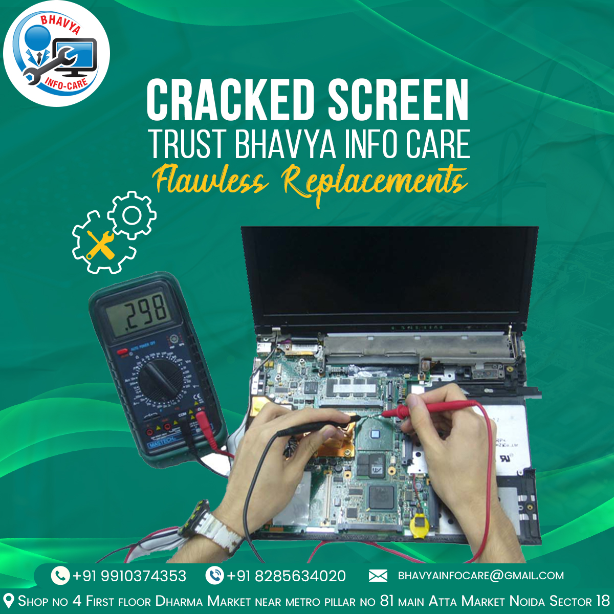 BhavyaInfoCare's tweet image. 🏁 Speed up your tech journey with Bhavya Care Info&apos;s top-notch repairs and solutions! Let&apos;s give your computer a new lease on life. 🚀💻 #ComputerRevival #TechHelp