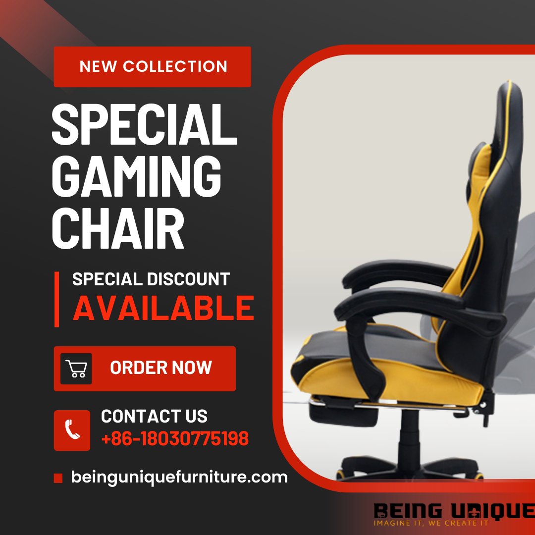 Calling all gamers! 🎮 Say hello to our #specialgamingchair, crafted to provide the ultimate gaming throne. 👑

#GamingComfort #GamerParadise #ErgonomicGaming #GameInStyle #GamingSessions #GamingSetup #VirtualWorlds #GamingBliss #ComfortableGaming #GamingEssentials #GamingChair