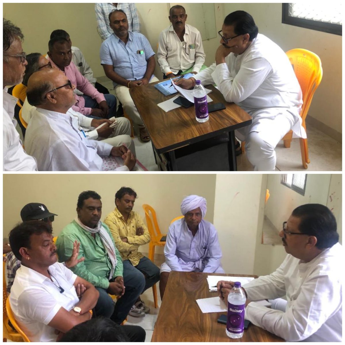 SanjaySDutt's tweet photo. Met #Congress functionaries of all Four Assembly Seats in #Barwani District - #Pansemal, #Sendhwa, #Rajpur & #Barwani, and sought feedback of our organisational activities & preparations being made for ensuing Assembly polls, as also their action plan of coming three months in run-up to the elections.
Our cadre is confident of winning all four seats.
@INCMP