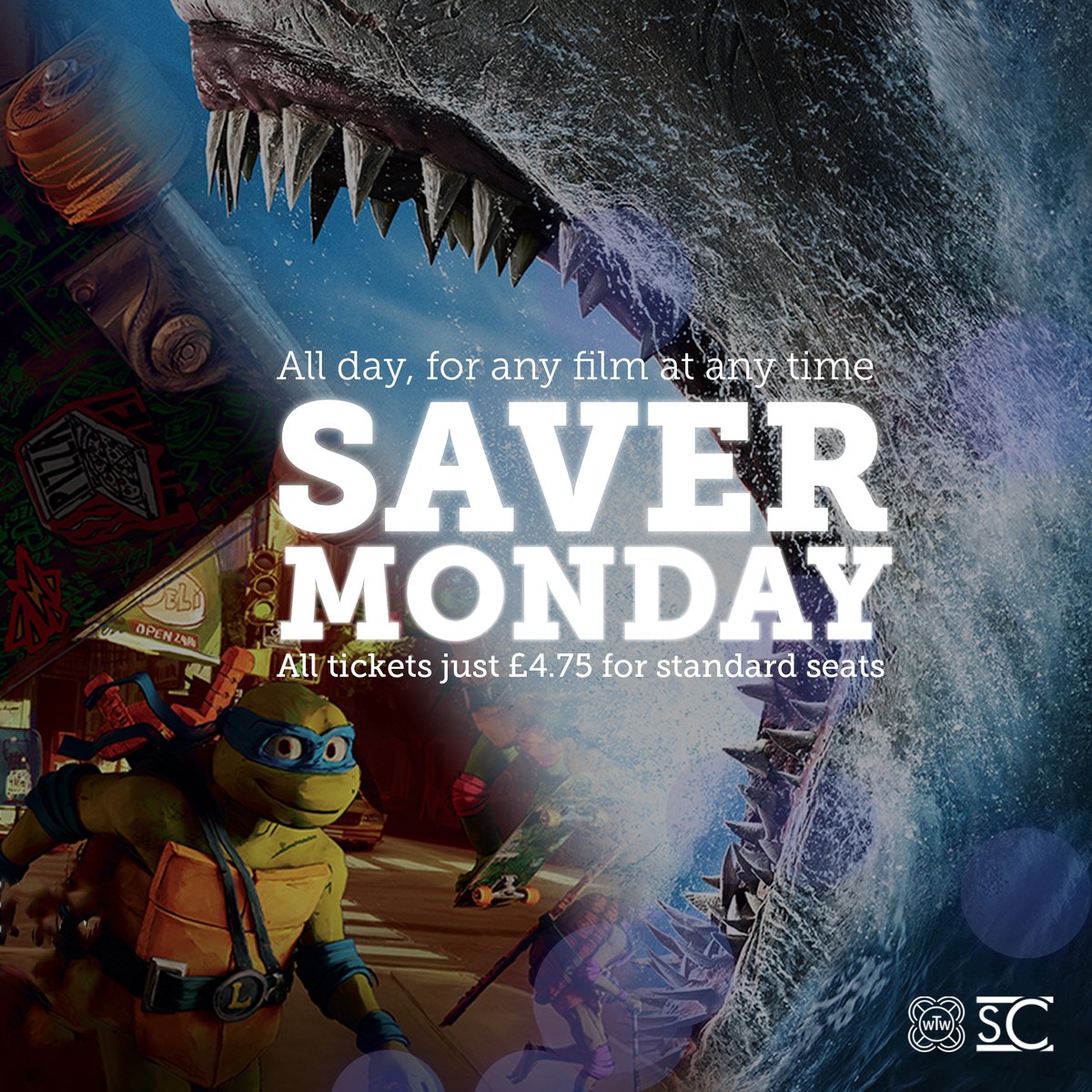 Saver Monday is here to start your week off the right way! 

Watch any film, all day for ONLY £4.75! (£4.99 in Newton Abbot and £5.00 in East Grinstead) 

Book your tickets to avoid any disappointment at bit.ly/GreatSCOTT

*Titles vary at each cinema*