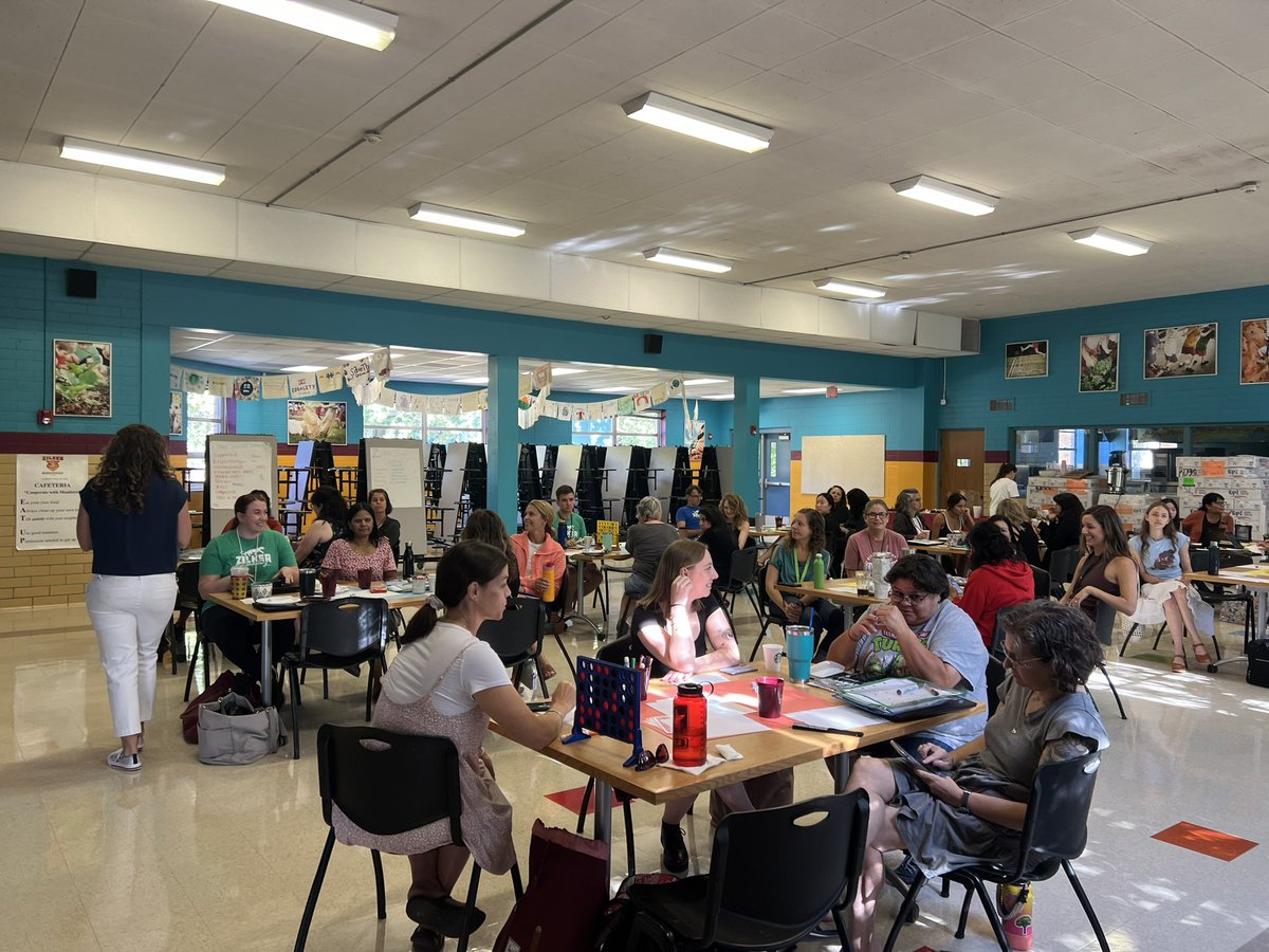 It’s Game On at Zilker Elementary School as staff return to work this week! Team building exercises go a long way in building strong relationships with staff! Way to go Panthers! <a href="/ZilkerElem/">Zilker Elementary</a> <a href="/AISD_OSL/">AISD_Office of School Leadership</a>