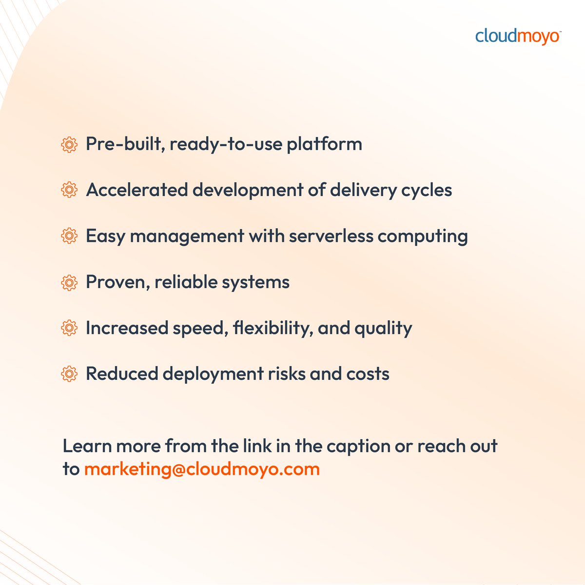 GoCloudMoyo's tweet image. Streamline your development process, reduce costs, and deliver top-notch #applications faster than ever before. 💻
Discover the benefits of CloudMoyo&apos;s Platform-Driven #AppEngineering on @MSFTAppSource now! ➡️ hubs.li/Q01-b27t0

#Microsoft #MicrosoftPartner