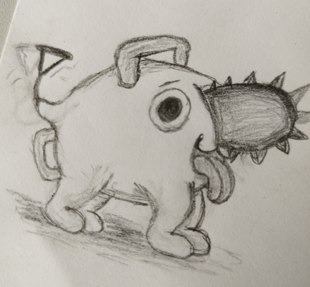 TylerPilz's tweet photo. bored at work - so i drew Pochita :3
#chainsawman #chainsawmanart #pochita https://t.co/ZQozg2WX0V