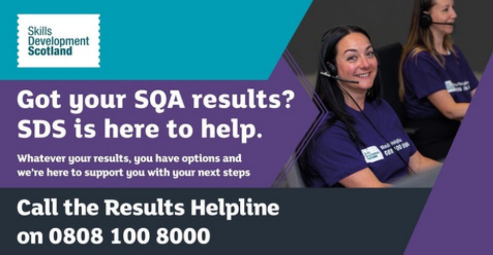 Tomorrow is results day. Need to talk to someone about your results? The careers service will be running our national helpline to offer you the help, support and guidance in figuring out your next steps.   

#WeAreFHS
#Exams